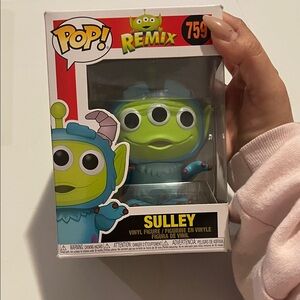 Funko Pop Remix Sulley Alien Green Blue Figure